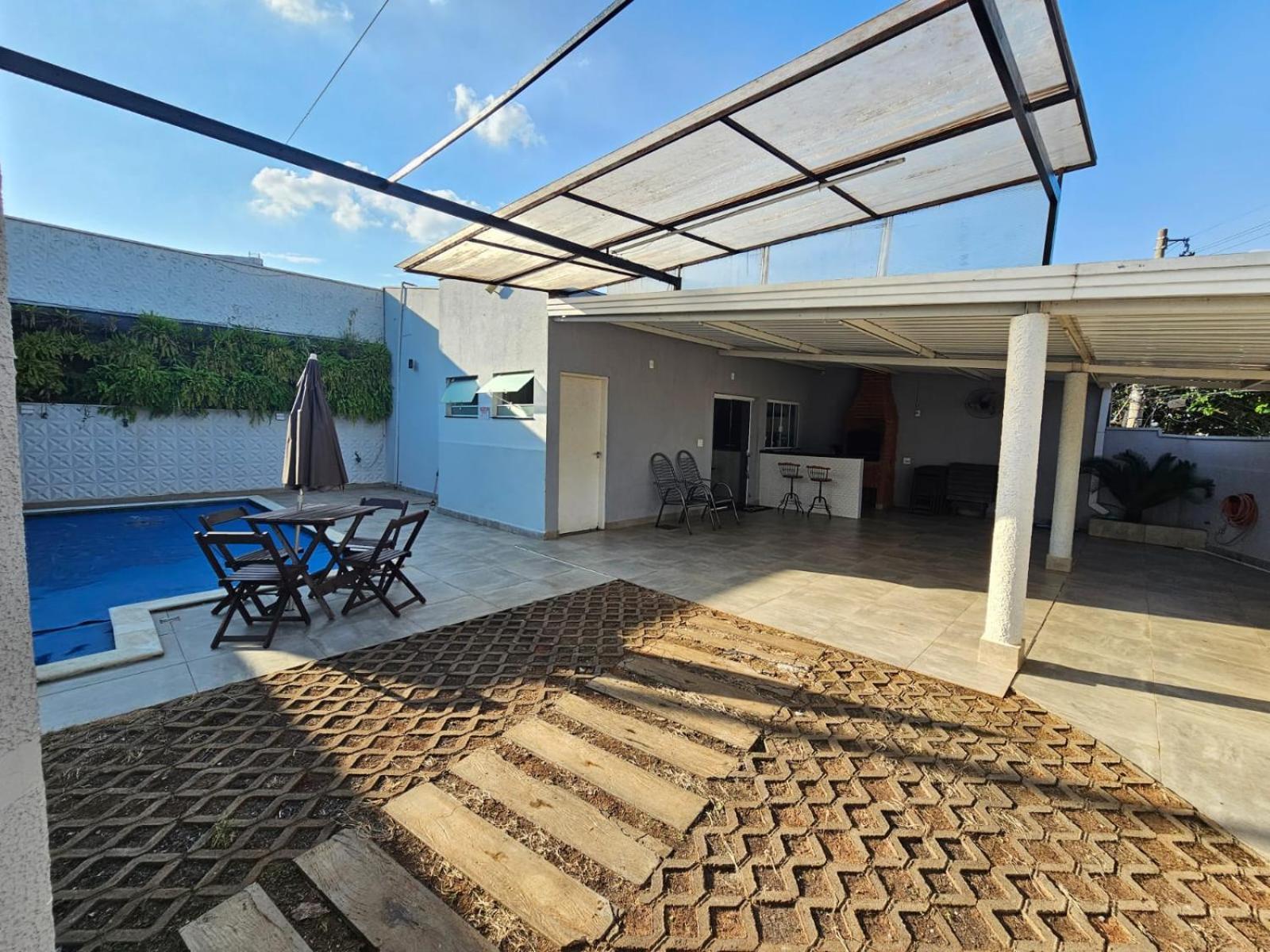 Villa Bela Casa Piscina Aquecimento Solar Em Americana-Sp Exterior foto