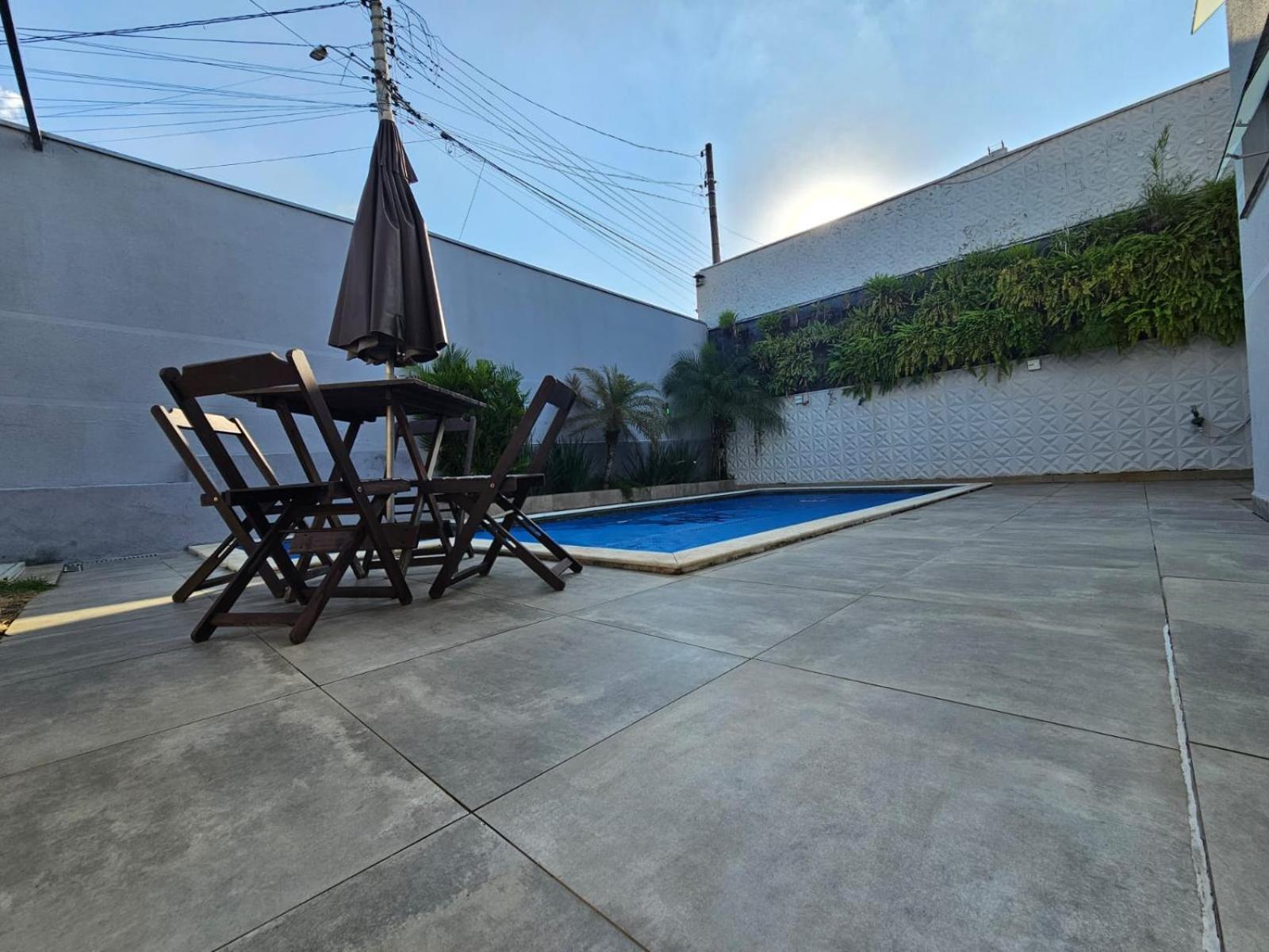 Villa Bela Casa Piscina Aquecimento Solar Em Americana-Sp Exterior foto